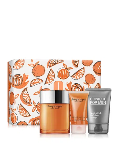 CLINIQUE HAPPY FOR HIM MEN'S FRAGRANCE & GROOMING SET ($180 VALUE)