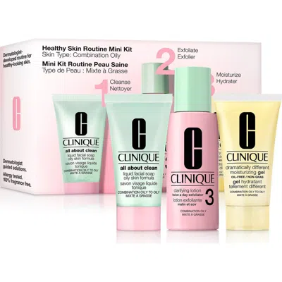 Clinique Healthy Skin Routine Skin Type 3 Mini Set In Transparent