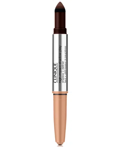 Clinique High Impact Shadow Play Shadow + Definer, 0.14 Oz. In Cafe Au Lait