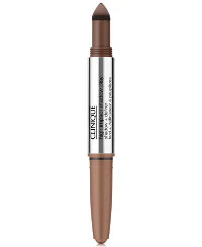 Clinique High Impact Shadow Play Shadow + Definer, 0.14 Oz. In Double Latte