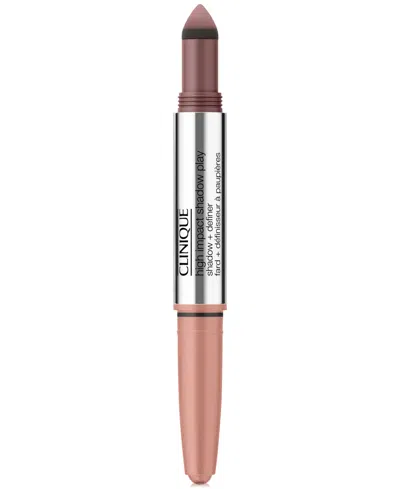 Clinique High Impact Shadow Play Shadow + Definer, 0.14 Oz. In Rose +truffles