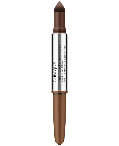 Clinique High Impact Shadow Play Shadow + Definer, 0.14 Oz. In Rum + Cola