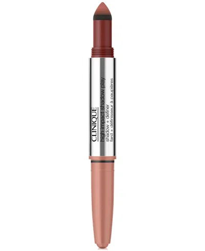 Clinique High Impact Shadow Play Shadow + Definer, 0.14 Oz. In Strawberry And Chocolate