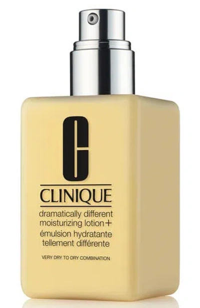 Clinique Jumbo Size Dramatically Different Moisturizing Lotion+ Face Moisturizer Bottle With Pump In Transparent