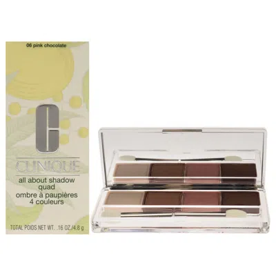 Clinique Ladies All About Shadow Quad 0.16 oz 06 Pink Chocolate Makeup 192333104415 In Multi