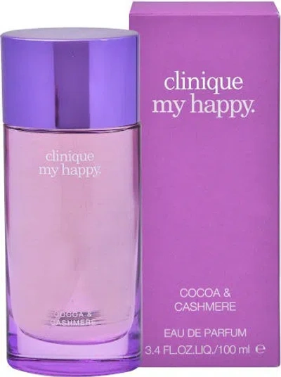 Clinique Ladies My Happy Cocoa & Cashmere Edp Spray 3.4 oz Fragrances 192333182642 In Transparent