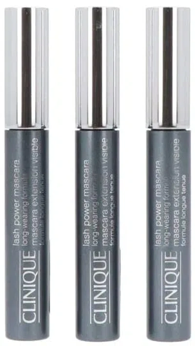 Clinique Lash Power Mascara (longwearing Formula) Trio In Black