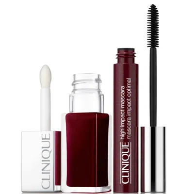 Clinique Limited-edition Black Honey Lip + Cheek Oil And Mascara Duo In White