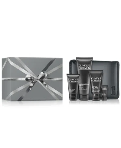 Clinique Men's 4-piece Daily Hydration Skincare Set In Gray