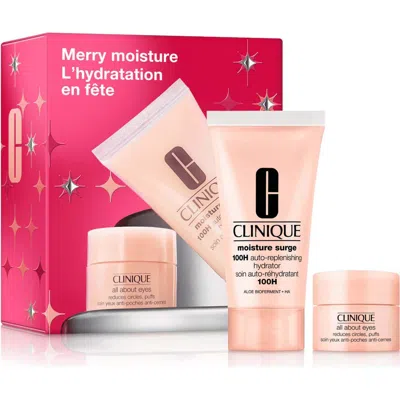 Clinique Merry Moisture Mini Skin Care Set $41 Value In Transparent