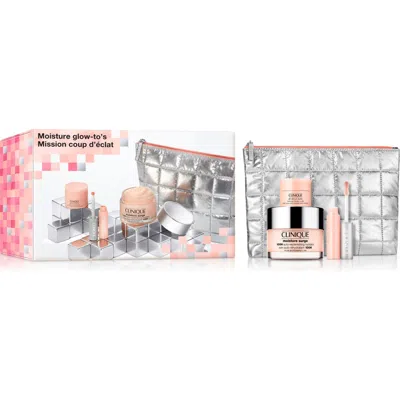 Clinique Moisture Glow-to's Skin Care + Makeup Gift Set $82 Value In No Color