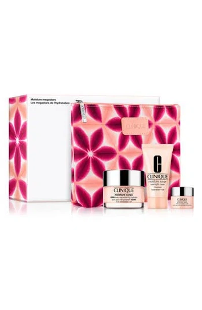 Clinique Moisture Megastars Hydrating Skin Care Set (limited Edition) $76 Value In No Color