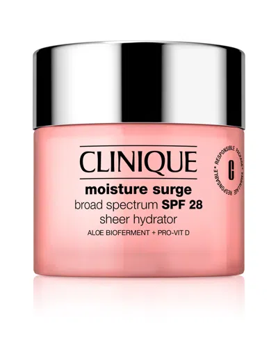 Clinique Moisture Surge Broad Spectrum Spf 28 Sheer Hydrator Moisturizer, 2.54 Oz. In No Color