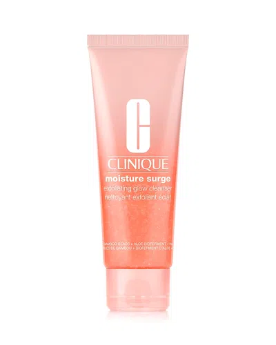 Clinique Moisture Surge Gentle Exfoliating Glow Face Cleanser 4.2 Oz. In Transparent