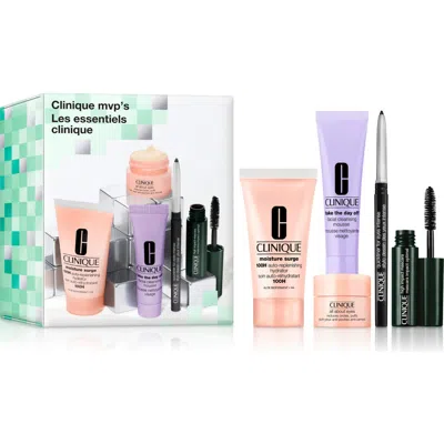 Clinique Mvp's Skin Care And Makeup Mini Set (limited Edition) $72 Value In No Color
