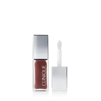 Clinique Pop Lip + Cheek Oil In Black Honey, Pink Honey And Nude Honey In Transparent