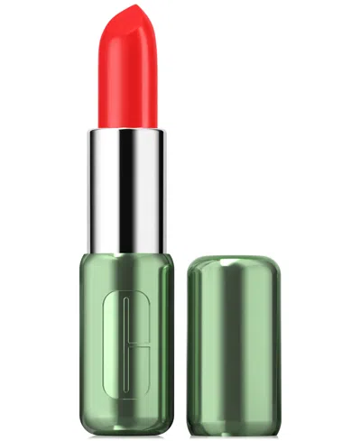 Clinique Pop Longwear Satin Lipstick, 0.14 Oz. In Poppy Pop