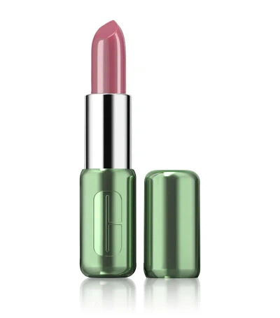 Clinique Pop Longwear Shine Lipstick In Plum Pop