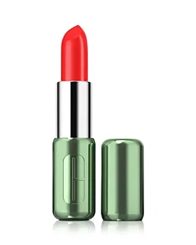 Clinique Pop Satin Longwear Lipstick In Poppy Pop