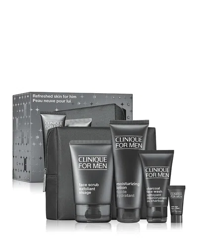 CLINIQUE REFRESHED SKIN FOR HIM SKINCARE SET ($104 VALUE)