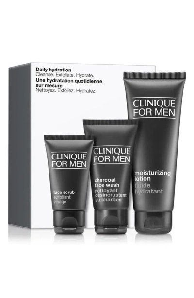 Clinique Daily Hydration Men's Skincare Set ($50 Value) In White