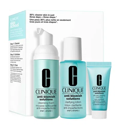 CLINIQUE SKIN SCHOOL SUPPLIES: ANTI-BLEMISH BASICS GIFT SET