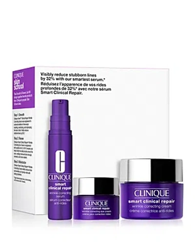 CLINIQUE SMART SKIN SCHOOL SUPPLIES SMOOTH & RENEW LAB SET
