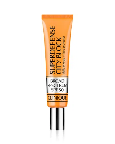 CLINIQUE SUPERDEFENSE CITY BLOCK DAILY ENERGY + FACE PROTECTOR SPF 50,KHWR01