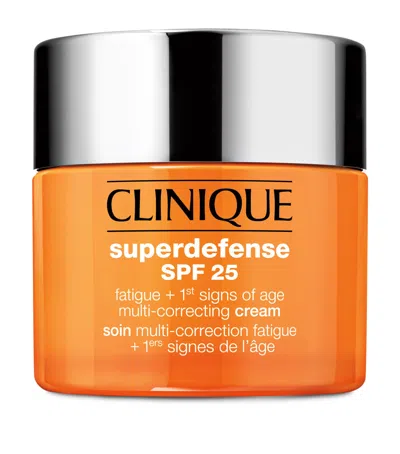 Clinique Superdefense Spf 25 Fatigue + 1st Signs Of Ageing Multi-correcting Cream In White