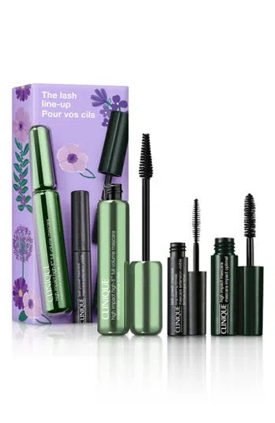 Clinique The Lash Lineup Mascara Trio $53 Value In Transparent
