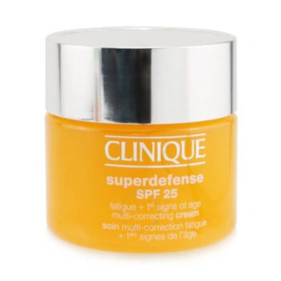Clinique Unisex Superdefense Spf 25 Fatigue + 1st Signs Of Age Multi-correcting Cream Cream 1.7 oz C In Combination Oily To Oily