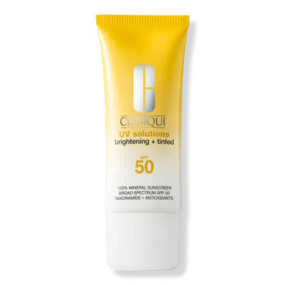 Clinique Uv Solutions Brightening + Tinted Sunscreen Broad Spectrum Spf 50/pa+++ - Light In Transparent