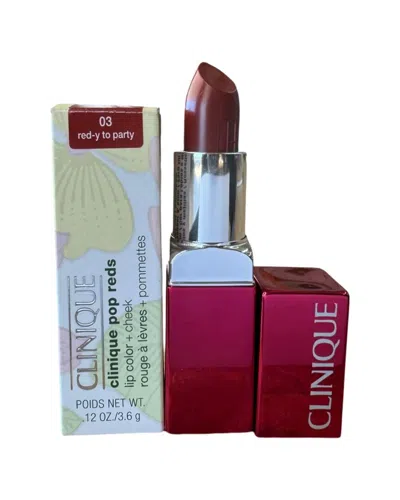 Clinique Women's 0.12oz 03 Red-y To Party Pop Lip Reds Colour Primer