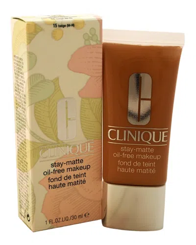 Clinique Women's 1oz #15 Beige Stay-matte Oil-free Makeup
