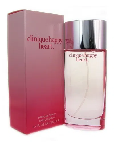 Clinique Women's Happy Heart 3.4oz Eau De Parfum Spray In Transparent