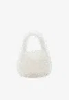 Clio Peppiatt Crystal Embellished Handbag In Transparent