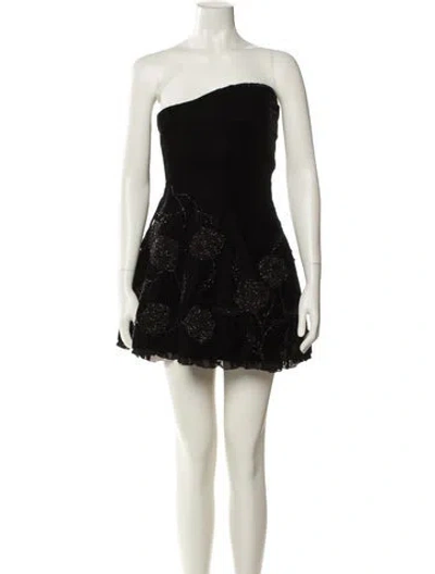 Pre-owned Clio Peppiatt Strapless Mini Dress