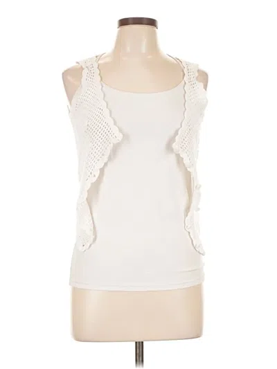 Pre-owned Clió Sweater Vest In White