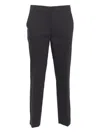 Clips Straight Pants In Black