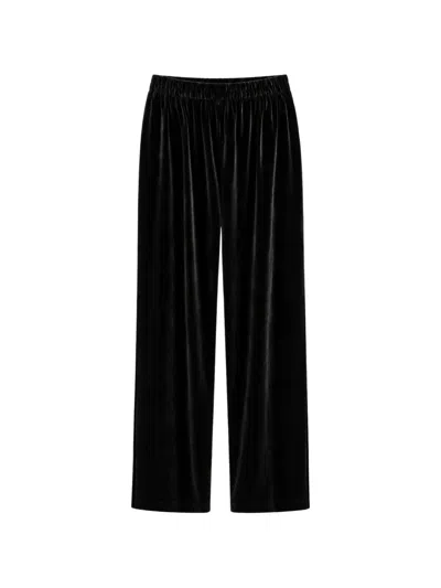 Clips Elasticated-waist Trousers In Black