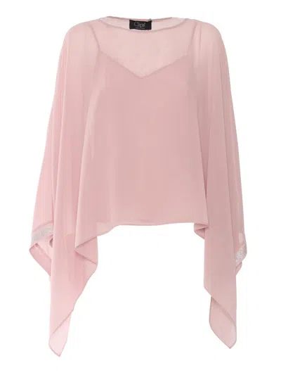 CLIPS FLOWING PONCHO
