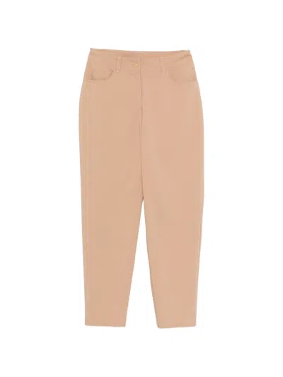 Clips Front-pocket Trousers In Gold