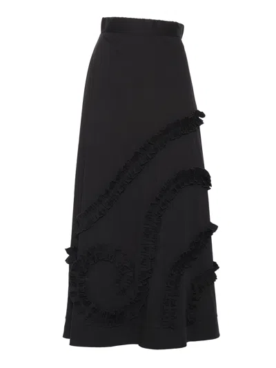 Clips Gonna Con Plisse In Black