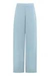 Clips High-waist Wide-leg Trousers