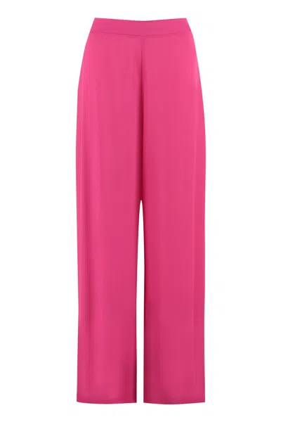 CLIPS CLIPS HIGH-WAIST WIDE-LEG TROUSERS