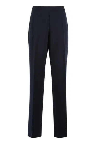Clips High-rise Trousers In Blue