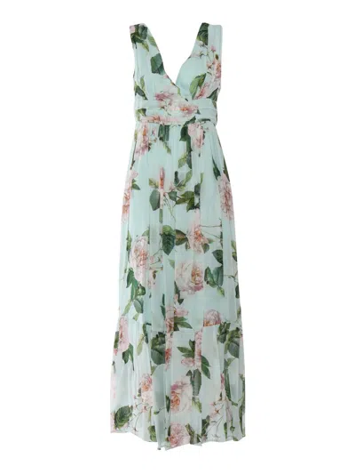Clips Midi Dress In Blue