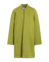 Clips More Woman Coat Lime Green Size 12 Viscose, Elastane In Green
