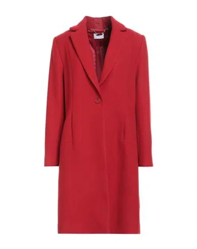 Clips More Woman Coat Red Size 12 Virgin Wool