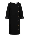 Clips More Woman Midi Dress Black Size 12 Viscose, Polyamide, Elastane In Black